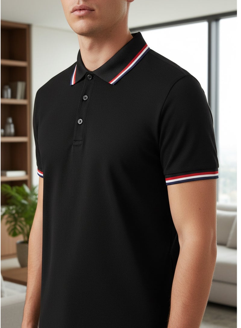 tag Men’s Shirt – 3-Piece Value Pack, Short Sleeve, Classic Collar, Casual & Smart Style size L - Image 1